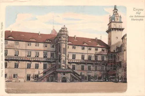 Torgau Hof des Schlosses Hartenfels ngl 187.430