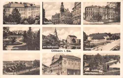 Döbeln Mehrbildkarte gl 187.478