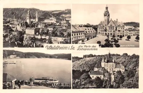 Waldheim i.Sa. Mehrbildkarte ngl 187.511