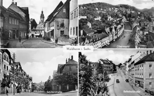 Waldheim i.Sa. Mehrbildkarte ngl 187.513