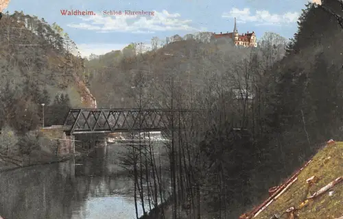 Waldheim i.Sa. Schloß Ehrenberg feldpgl1916 187.519