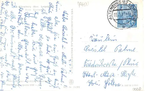 Altenburg Rote Spitzen gl1957 187.542