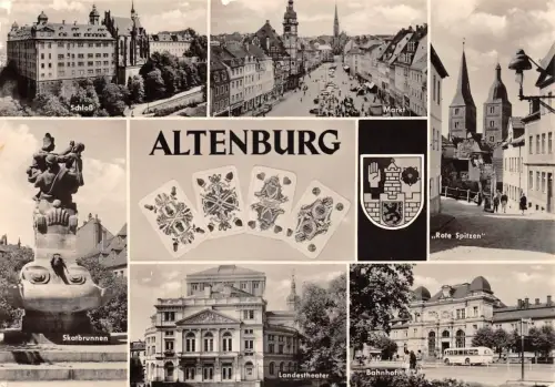 Altenburg Mehrbildkarte gl 187.534