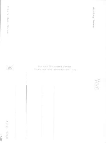 Altenburg Rathaus ngl 187.540