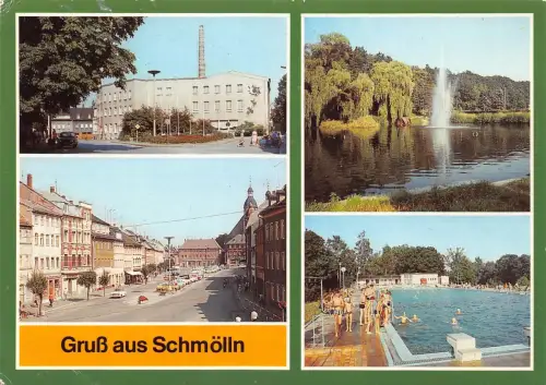 Schmölln Mehrbildkarte gl1988 187.570
