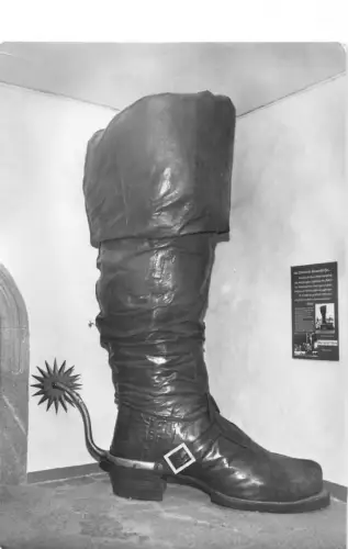 Leisnig Kreismuseum Riesenstiefel gl 187.578