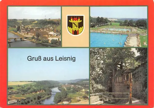 Leisnig Mehrbildkarte gl1990 187.580