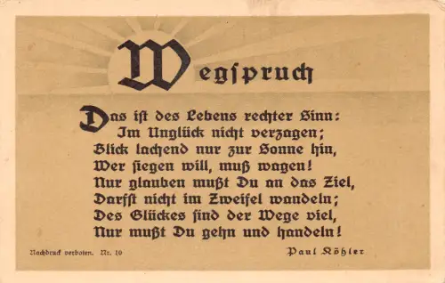 Paul Köhler Wegspruch ngl 187.595