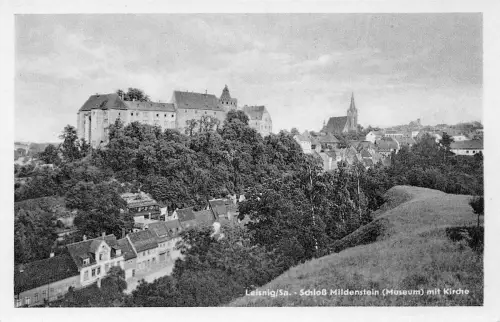 Leisnig Schloss Mildenstein mit Kirche ngl 187.592