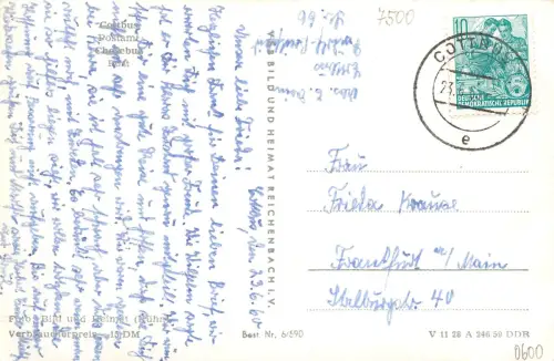 Cottbus Postamt gl1960 187.603