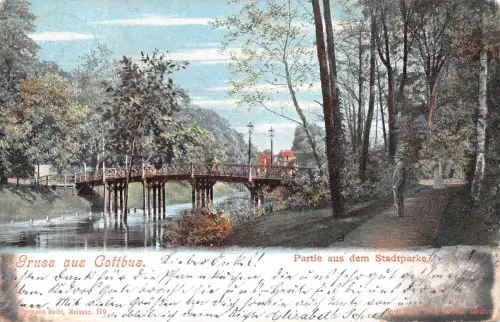 Cottbus Partie aus dem Stadtparke gl1904 187.620