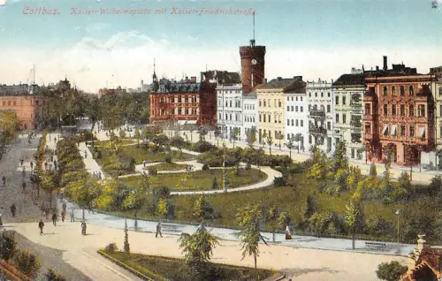 Cottbus Kaiser-Wilhelm-Platz REPRINT ngl 187.627