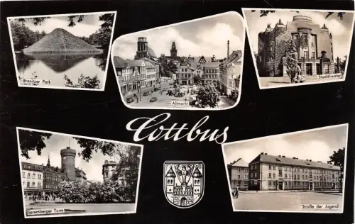 Cottbus Mehrbildkarte ngl 187.638