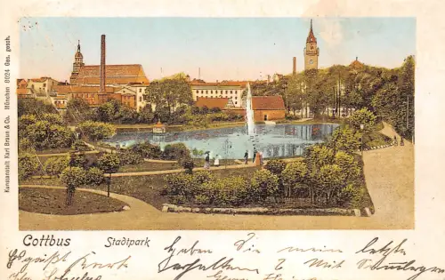Cottbus Stadtpark REPRINT ngl 187.647