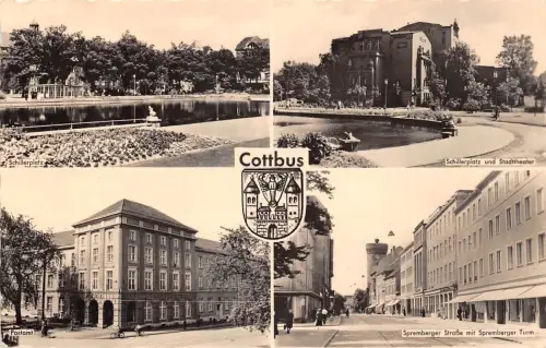 Cottbus Mehrbildkarte gl1961 187.639