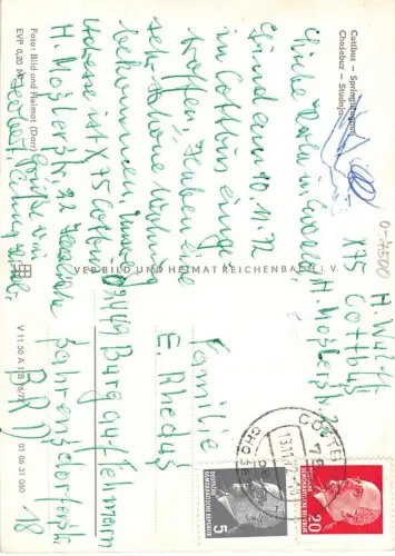 Cottbus Springbrunnen gl1972 187.684