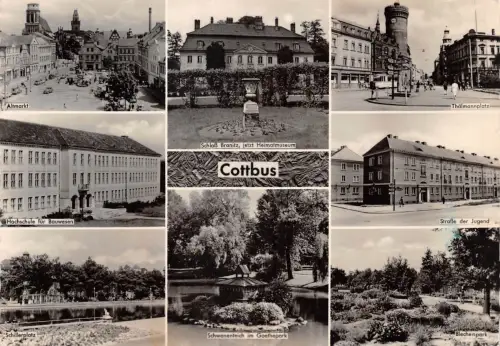 Cottbus Mehrbildkarte gl1969 187.715