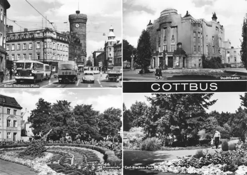 Cottbus Mehrbildkarte ngl 187.709