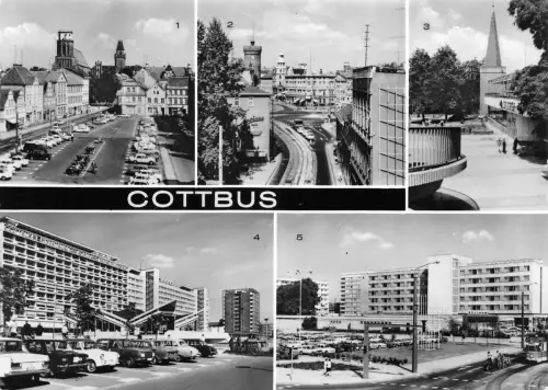 Cottbus Mehrbildkarte gl 187.708