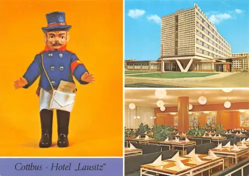 Cottbus Hotel Lausitz Mehrbildkarte ngl 187.723