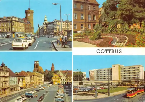 Cottbus Mehrbildkarte gl1982 187.718