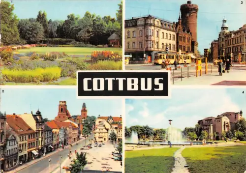 Cottbus Mehrbildkarte gl1972 187.724