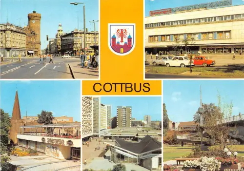 Cottbus Mehrbildkarte ngl 187.726