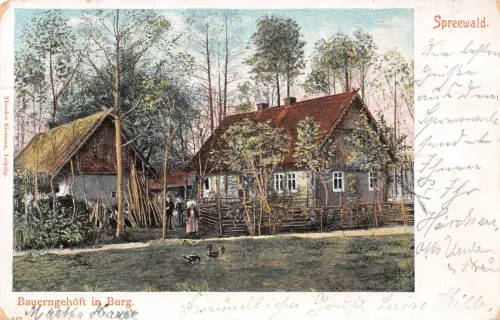 Burg (Spreewald) Bauerngehöft gl1903 187.740