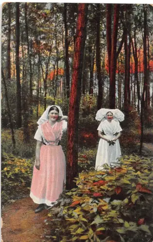 Lehde (Spreewald) Spreewälderinnen Trachten ngl 187.766