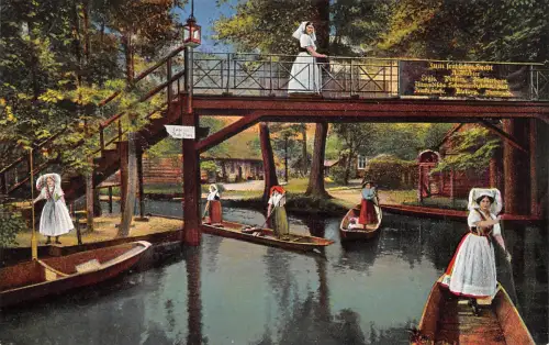 Lehde (Spreewald) Brücke "Zum fröhlichen Hecht" ngl 187.777