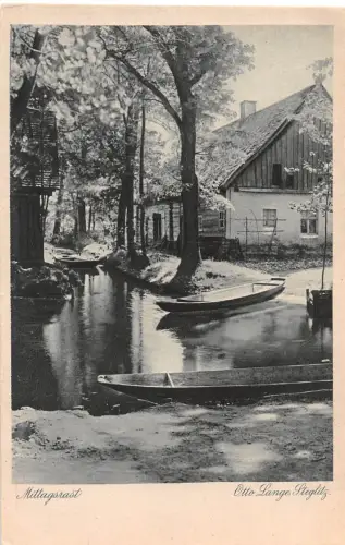 Spreewald Mittagsrast Künstlerkarte ngl 187.803