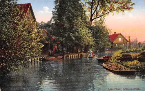 Spreewald Wasserstraße gl1925 187.807