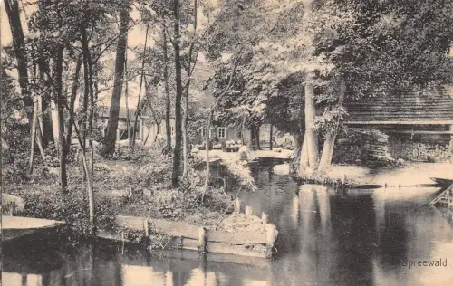 Spreewald - Flussufer vor Gebäude ngl 187.800