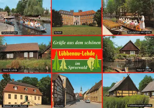 Lübbenau-Lehde Mehrbildkarte ngl 187.806