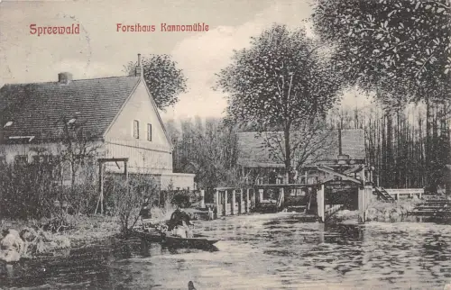 Spreewald Forsthaus Kannomühle gl1918 187.836