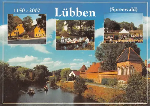 Lübben (Spreewald) Mehrbildkarte ngl 187.849