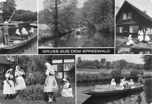 Spreewald Mehrbildkarte gl1992 187.857