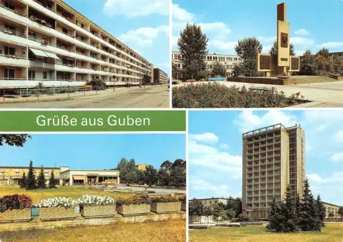 Guben Mehrbildkarte gl1990 187.875