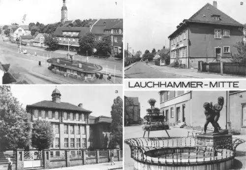 Lauchhammer-Mitte Mehrbildkarte gl1985 187.940
