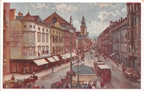 A Linz/Donau Landstraße Künstlerkarte ngl 188.006