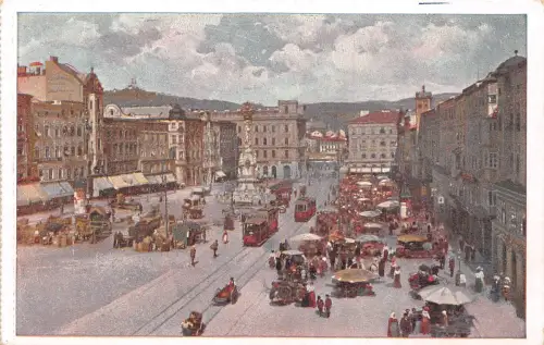 A Linz/Donau Straße Künstlerkarte ngl 188.004