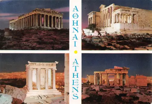 GR Griechenland Athen Akropolis Mehrbildkarte ngl 188.024