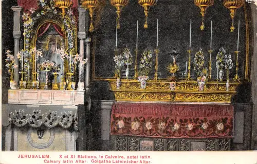 ISR Israel Jerusalem Golgatha Lateinicher Altar ngl 188.021