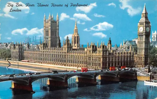 GB London The Huses of Parliament Big Ben gl1963 188.027