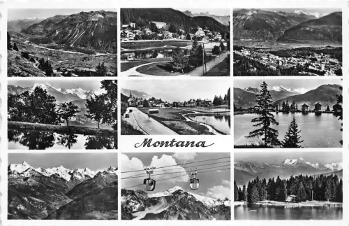 CH Schweiz Montana Mehrbildkarte ngl 188.055
