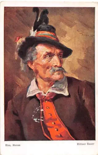 I Italien Südtirol Rittner Bauer Künstlerkarte ngl 188.030