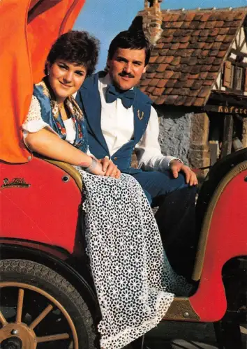 Autogrammkarte Geschwister Feyrer ohne Unterschrift ngl 188.070