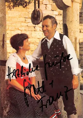 Autogrammkarte Gretl & Franz ngl 188.078