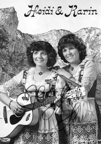 Autogrammkarte Heidi & Karin ngl 188.081