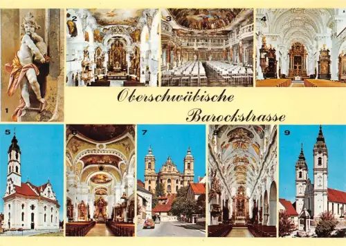 Oberschwäbische Barockstrasse Mehrbildkarte ngl 188.087